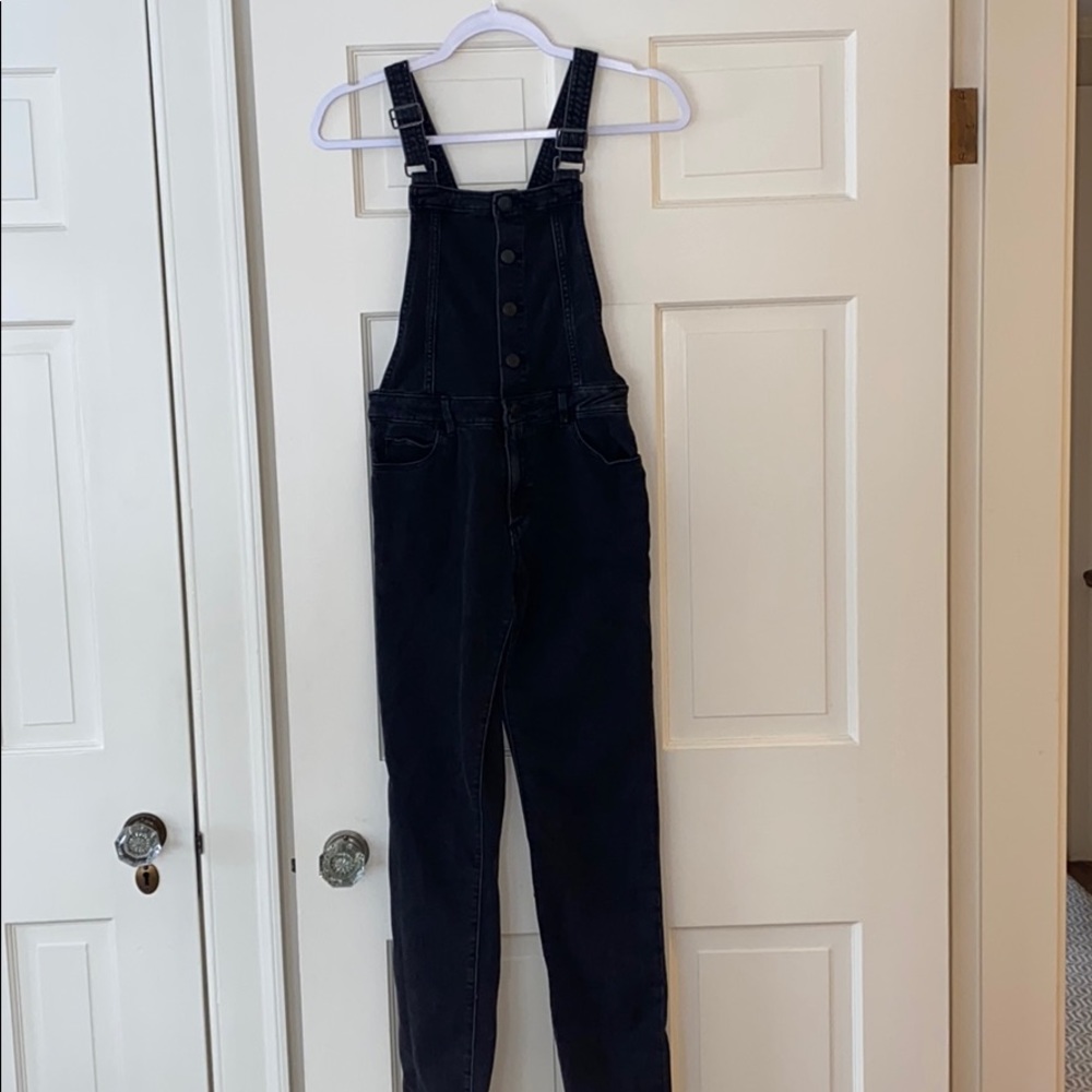 Gap Kids Gray Denim Overalls
